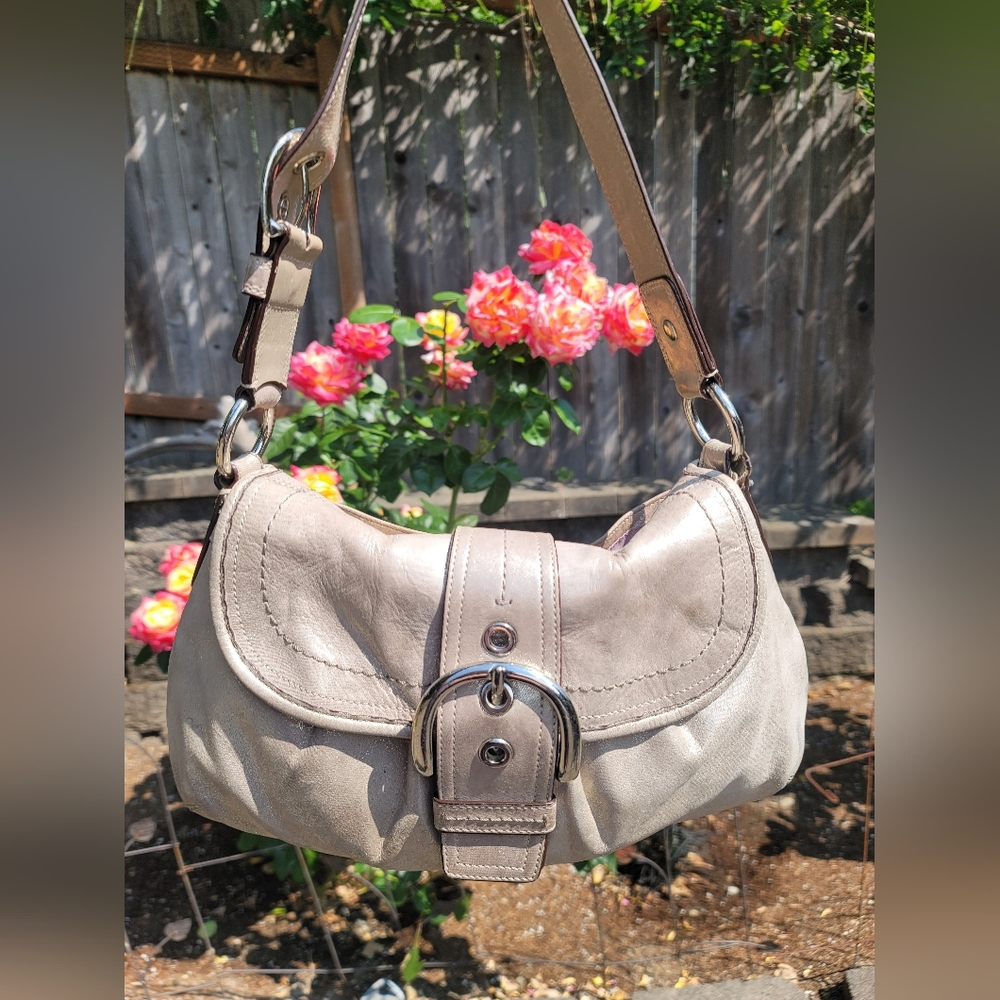 Coach Soho metallic shoulder bag